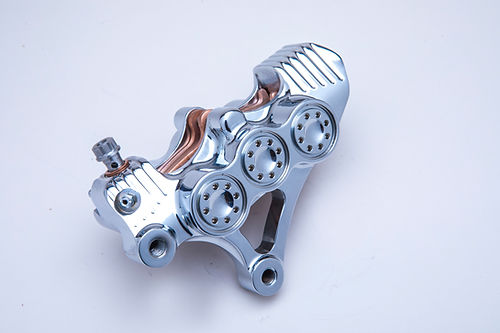 American suspension - B-62 6-PISTON MONOBLOCK BRAKE CALIPERS, FOR 13" ROTOR -CHROME