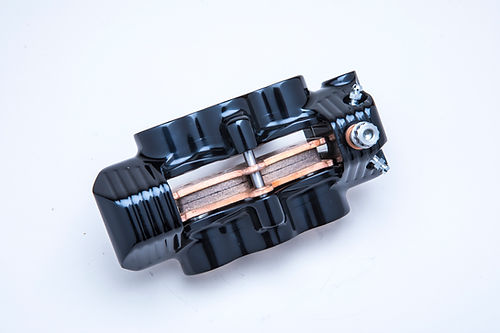 American suspension - B-62 6-PISTON MONOBLOCK BRAKE CALIPERS, FOR 13" ROTOR - BLACK CONTRAST