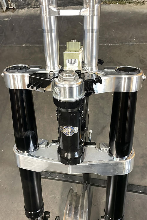 American suspension - 21", 23" or FAT 21 wheel Triple Tree Kit for 2023 Harley Davidson CVO INVERTED