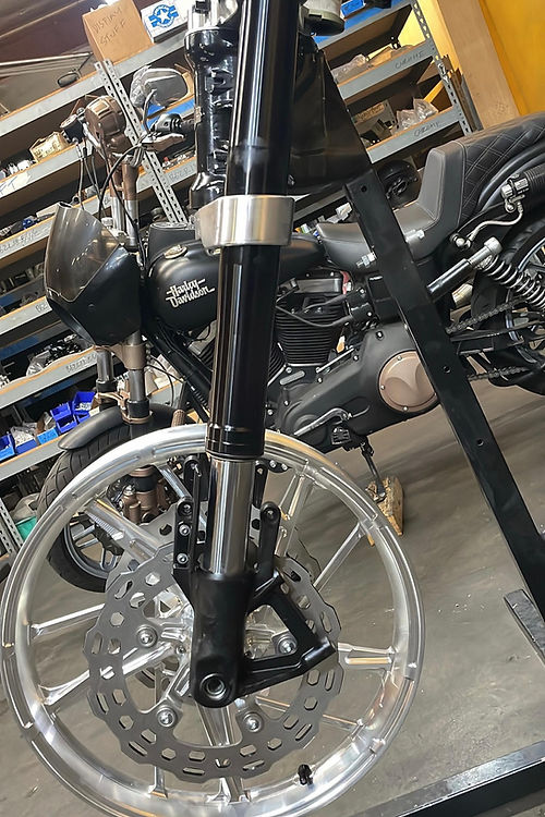 American suspension - 21", 23" or FAT 21 wheel Triple Tree Kit for 2023 Harley Davidson CVO INVERTED