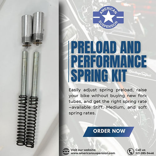 American suspension - FK-49/80 Fork Spring and Preload System