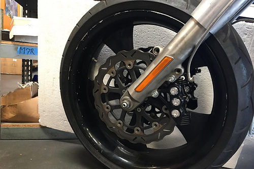 American suspension - B-62 6-PISTON MONOBLOCK BRAKE CALIPERS, FOR 13" ROTOR - BLACK CONTRAST