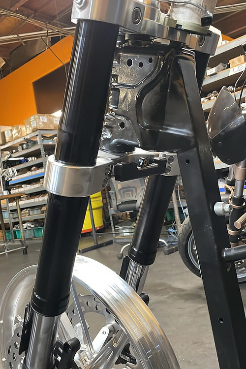 American suspension - 21", 23" or FAT 21 wheel Triple Tree Kit for 2023 Harley Davidson CVO INVERTED