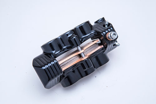 American suspension - B-62/13 6-PISTON MONOBLOCK BRAKE CALIPERS, FOR 11.8" ROTOR - BLACK