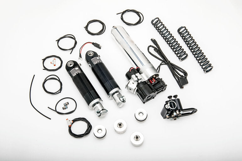 American Suspension - AUTO-UP Center Stand - Ram Air - Fast UP SuperTanker Suspension Bundle