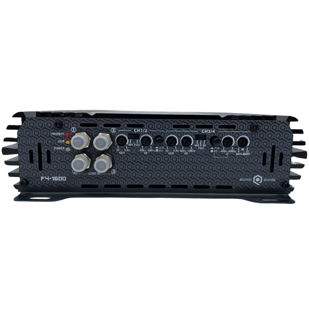 SoundQubed F4-1600 Full Bridge 4 Channel Amplifier (1600W)
