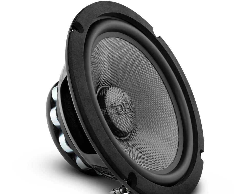 DS18 PRO-CF8.2NR 8" Mid-Bass Loudspeaker With Water Resistant Carbon Fiber Cone and Neodymium Rings Magnet