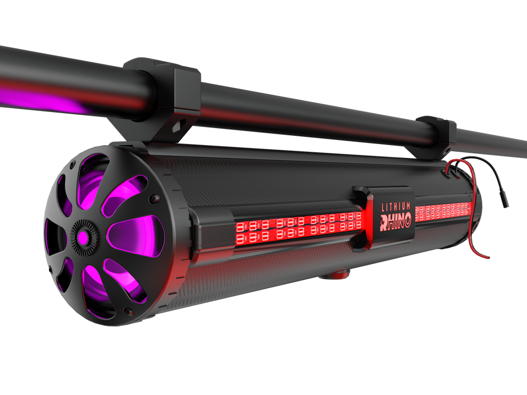 GX500 LED golf cart soundbar included in the audio bundle