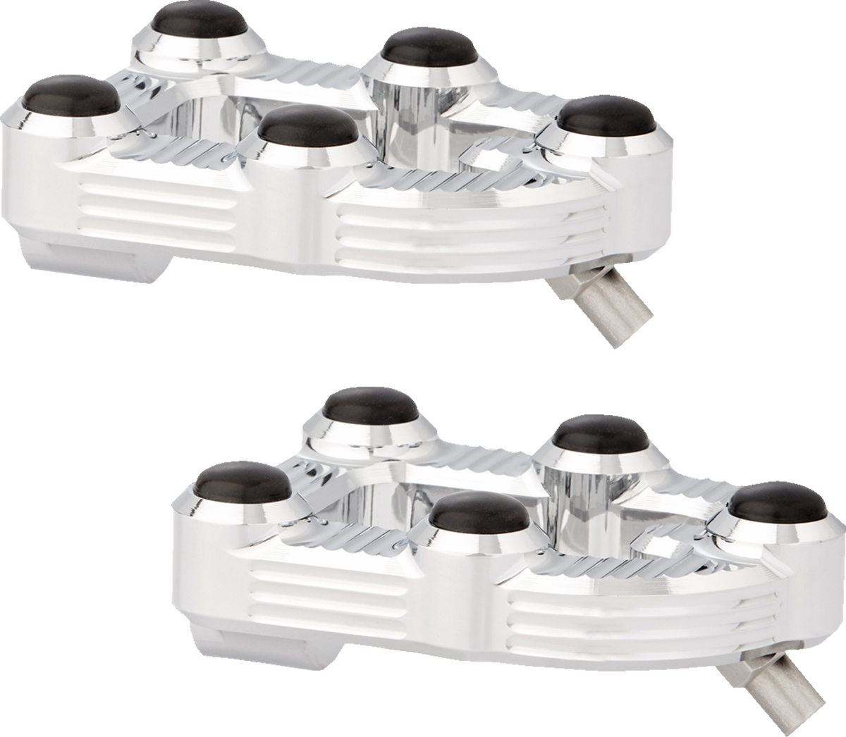 MX Foot Pegs - Driver - Chrome