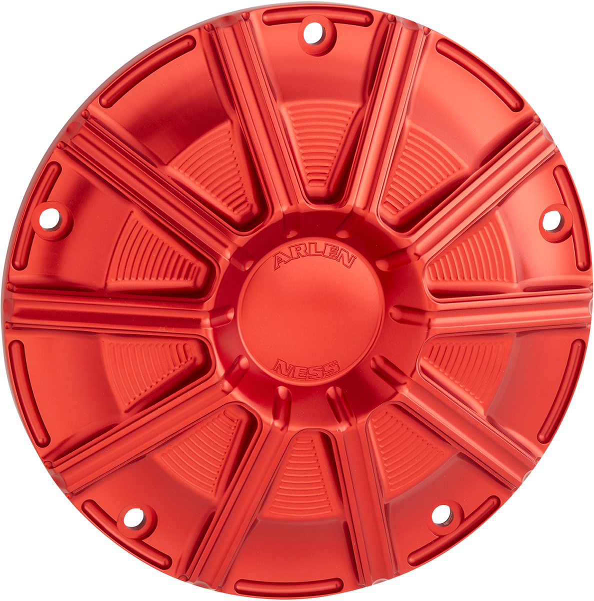 10-Gauge Derby Cover - Red - Touring/Trike