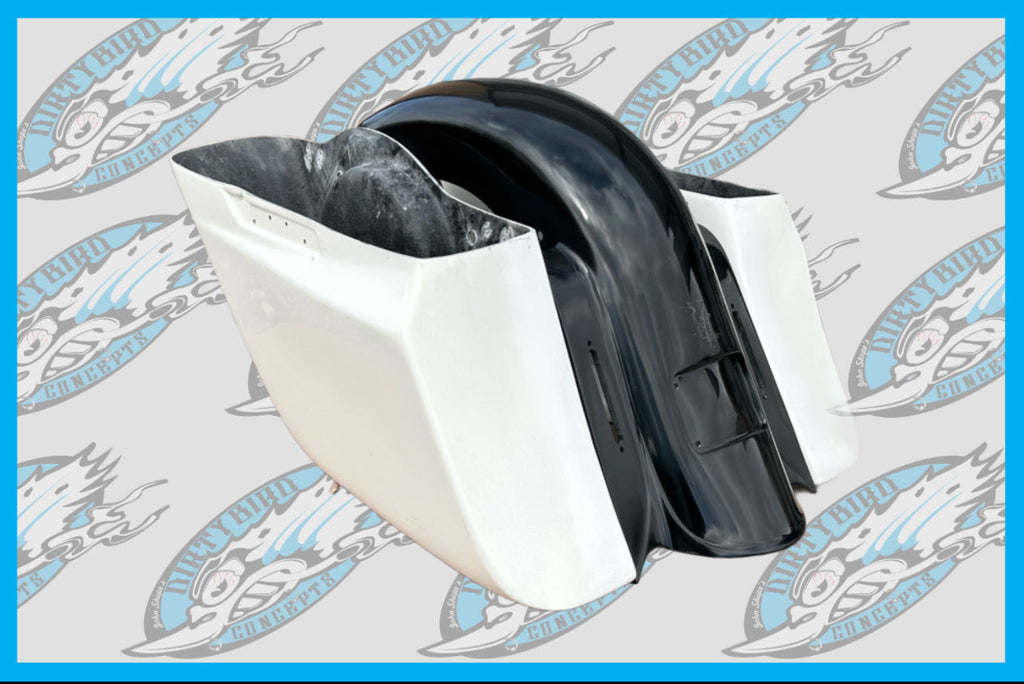 DIRTYBIRD CONCEPTS - REAR END SET - Harley Really Loud Apex 10″ Audio No Drag Ass End 2014 To 2023