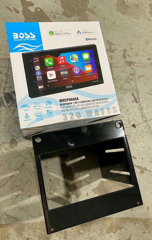 Underground Auto Styling - BOSS 320 WATTS RADIO WITH UAS ALUMINUM DASH KIT
