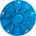 10-Gauge Derby Cover - Blue - Big Twin