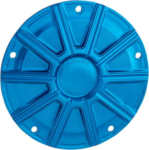 10-Gauge Derby Cover - Blue - Big Twin