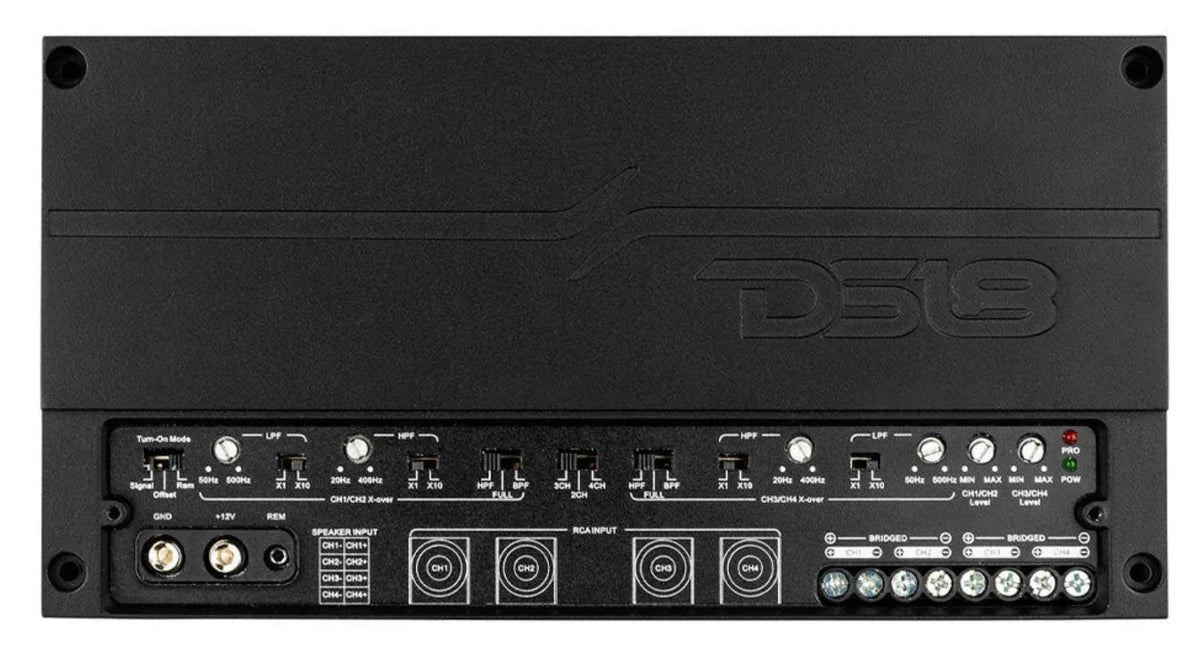 DS18 DX4 – Deluxe Compact Full-Range Class D Amplifier