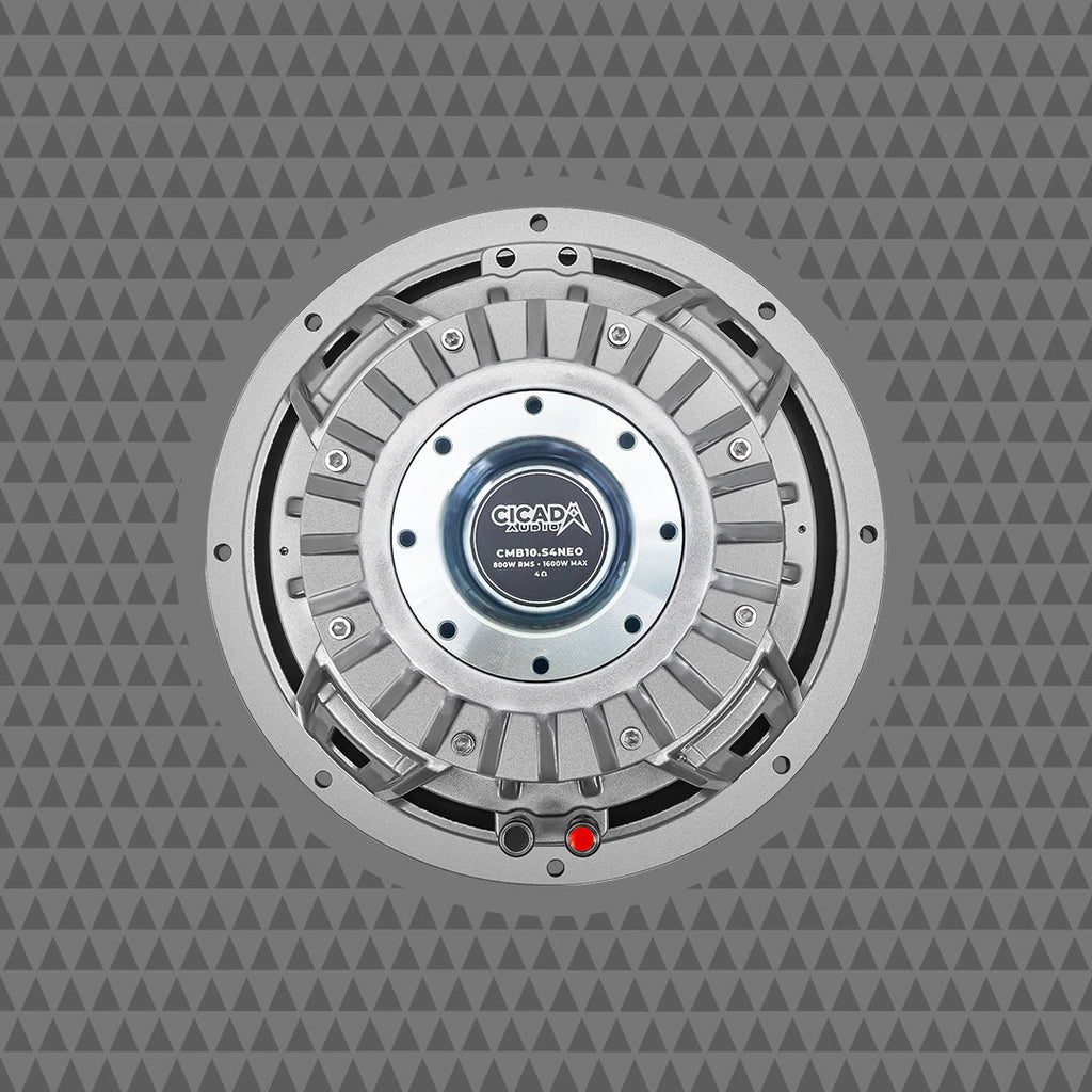 Cicada CMB10.S4NEO - 10″ Pro Mid-Bass Driver with CMC™ & NEO Technology- 4Ω