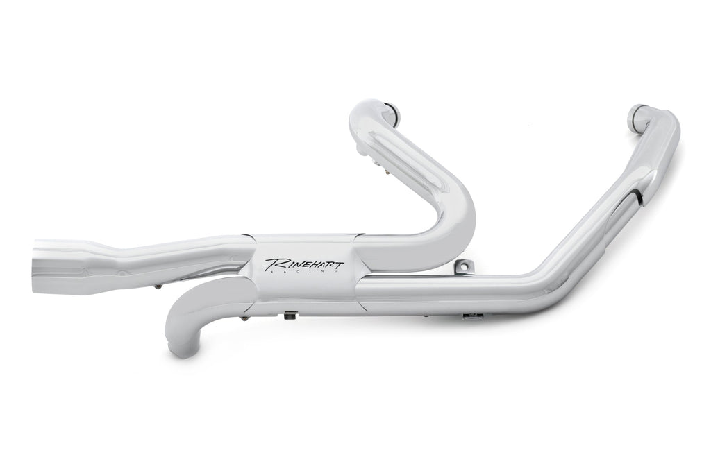 Rinehart Racing - SLIMLINE DUALS SYSTEM WITH SLIP-ON MUFFLERS FOR HARLEY TOURING