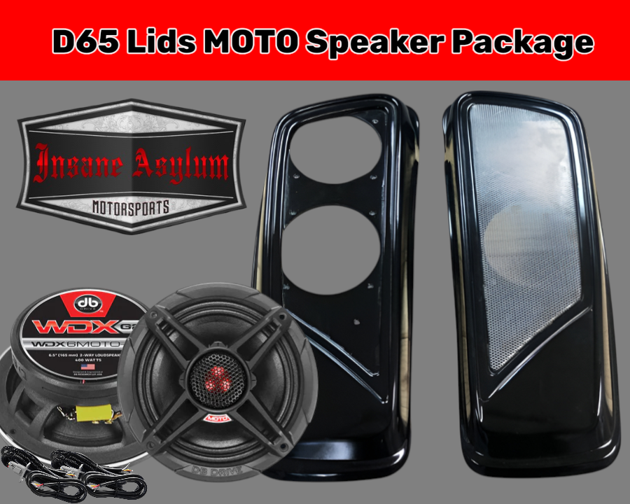 INSANE ASYLUM - AUDIO PACKAGE - D65 Lids MOTO Speaker Package