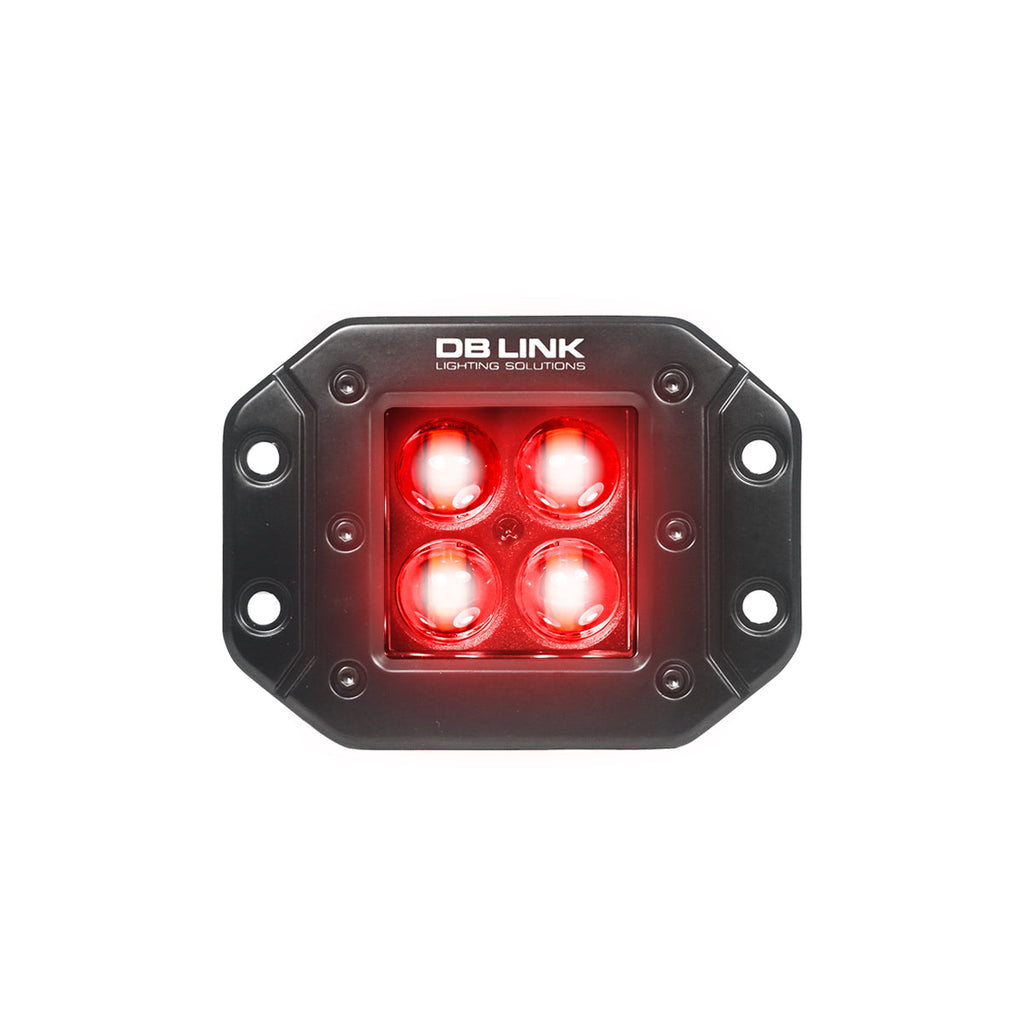 DB Drive DBFM4K-BL flush mount LED lights front