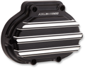 10-Gauge Transmission Side Cover - Black/Machined - Harley-Davidson