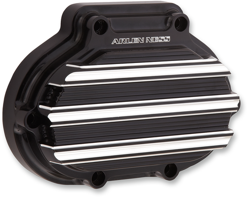 10-Gauge Transmission Side Cover - Black/Machined - Harley-Davidson