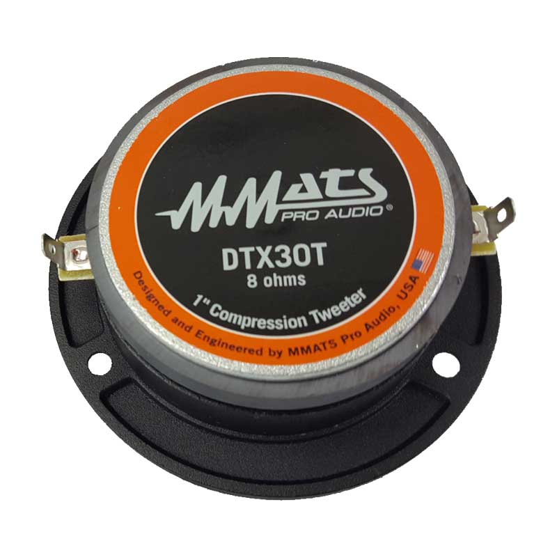 MMATS DTX30T compression tweeter side view