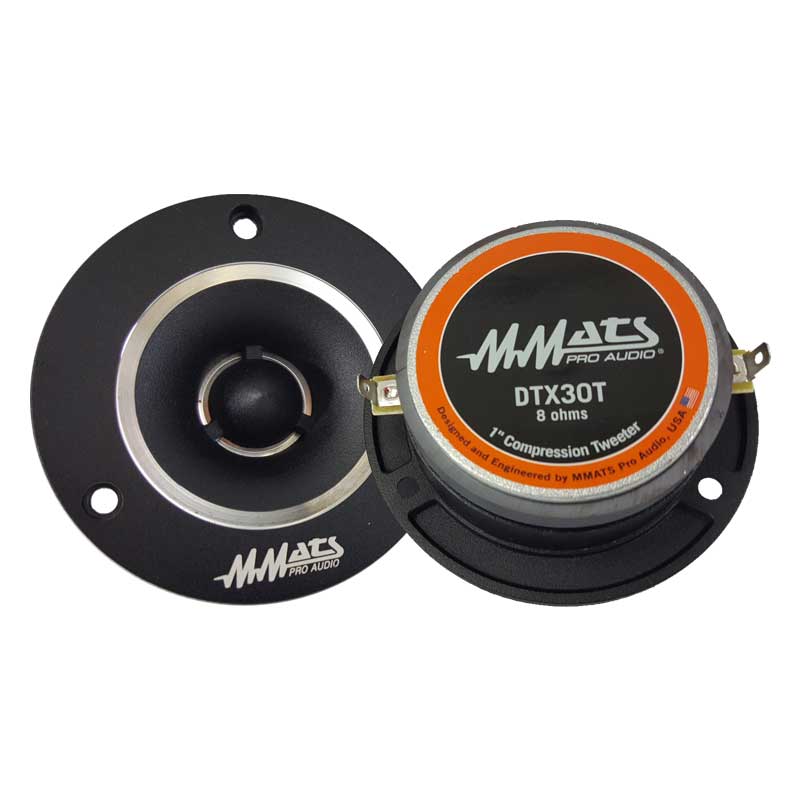 MMATS DTX30T compression tweeter back view