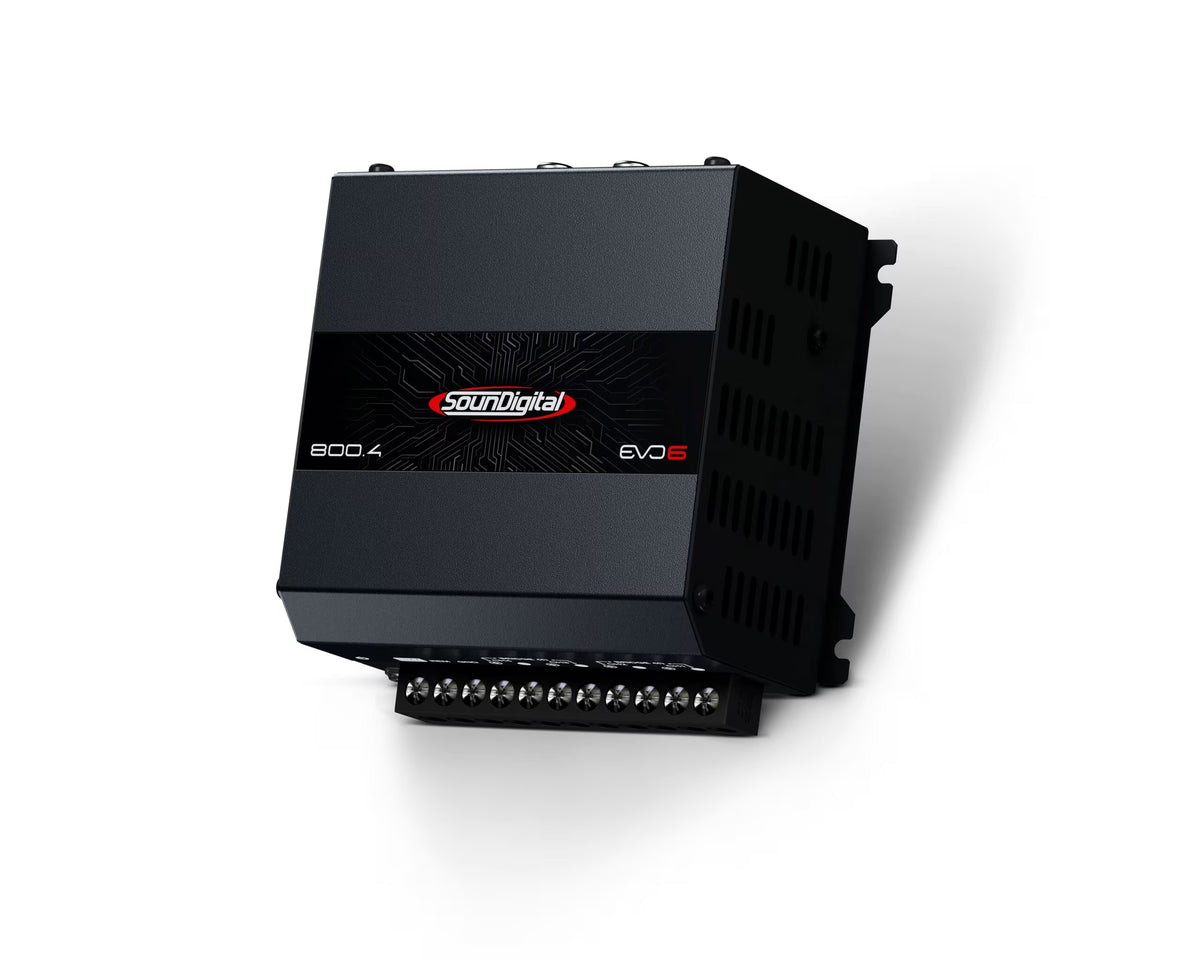 Soundigital 800.4 EVO 6 – 4-Channel Amplifier, 4Ω