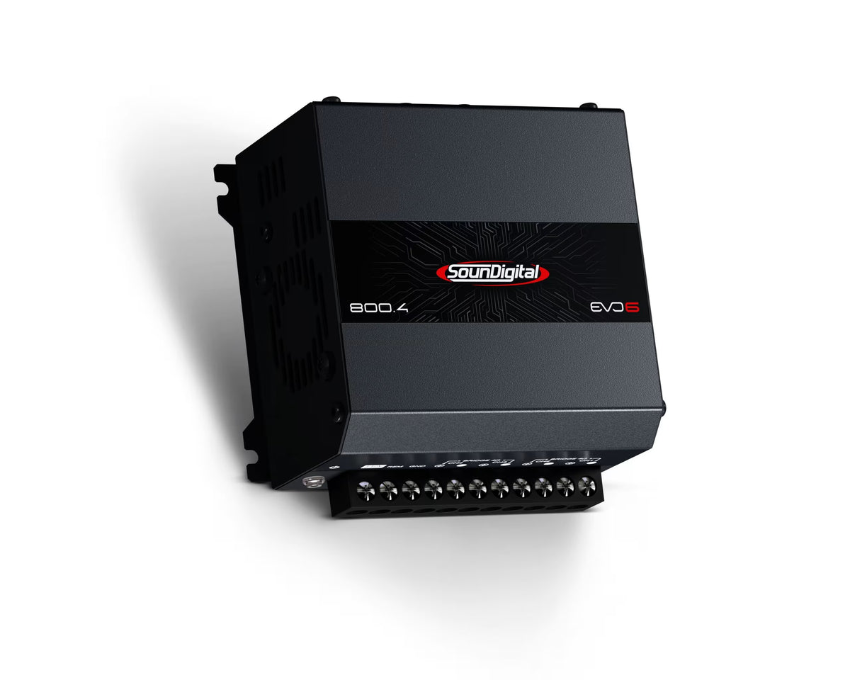 Soundigital 800.4 EVO 6 – 4-Channel Amplifier, 4Ω