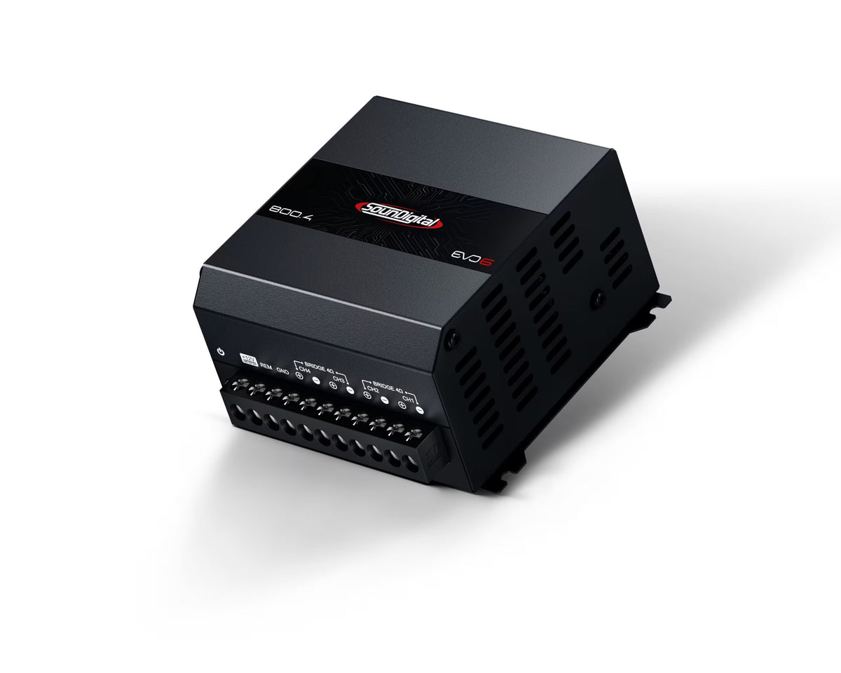 Soundigital 800.4 EVO 6 – 4-Channel Amplifier, 4Ω