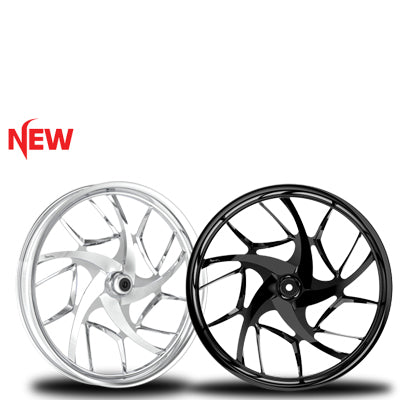 ESCAPE custom motorcycle wheel by Sinister Wheels