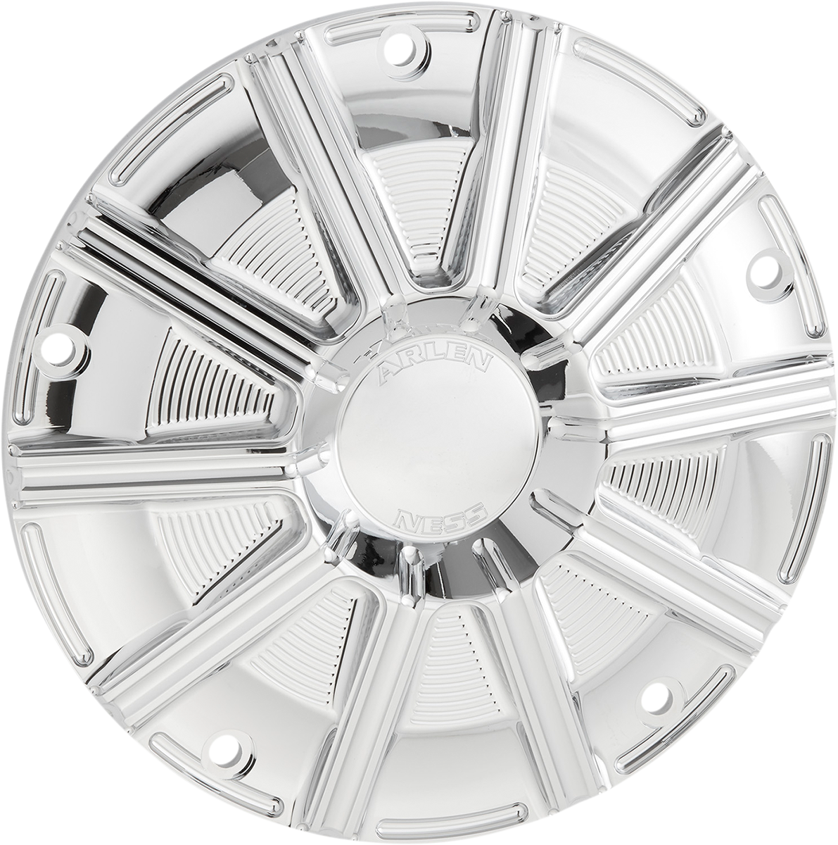 10-Gauge Derby Cover - Chrome - Touring/Trike