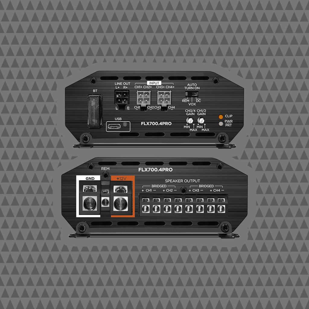 Cicada Audio FLX700.4PRO – 4-Channel DSP Amplifier, 175W x4