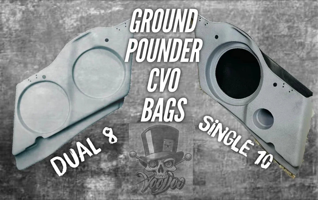 Voodoo Bikeworks - Voodoo Ground Pounder© Single 10" CVO Bags Only