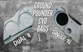 Voodoo Bikeworks - Voodoo Ground Pounder© Single 10" CVO Bags Only