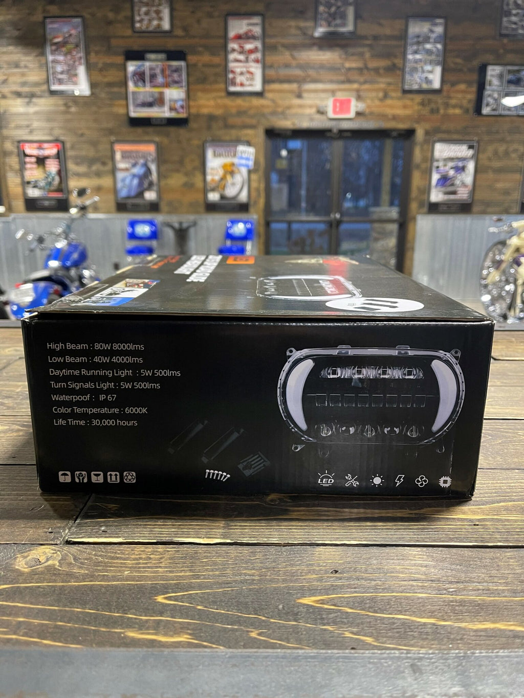 Curlys Inc - Shark Tooth 2015-UP Road Glide LED Headlight