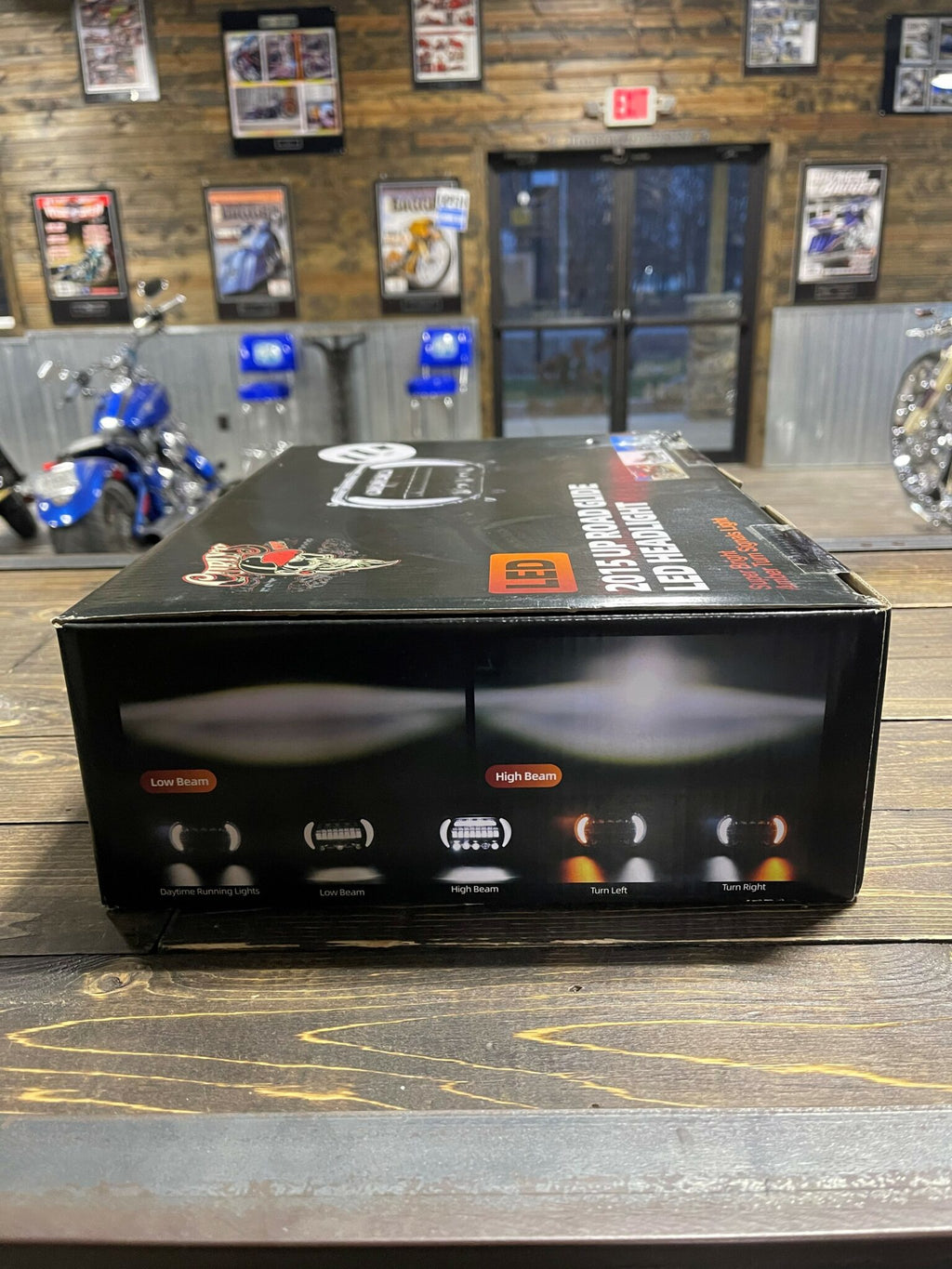 Curlys Inc - Shark Tooth 2015-UP Road Glide LED Headlight