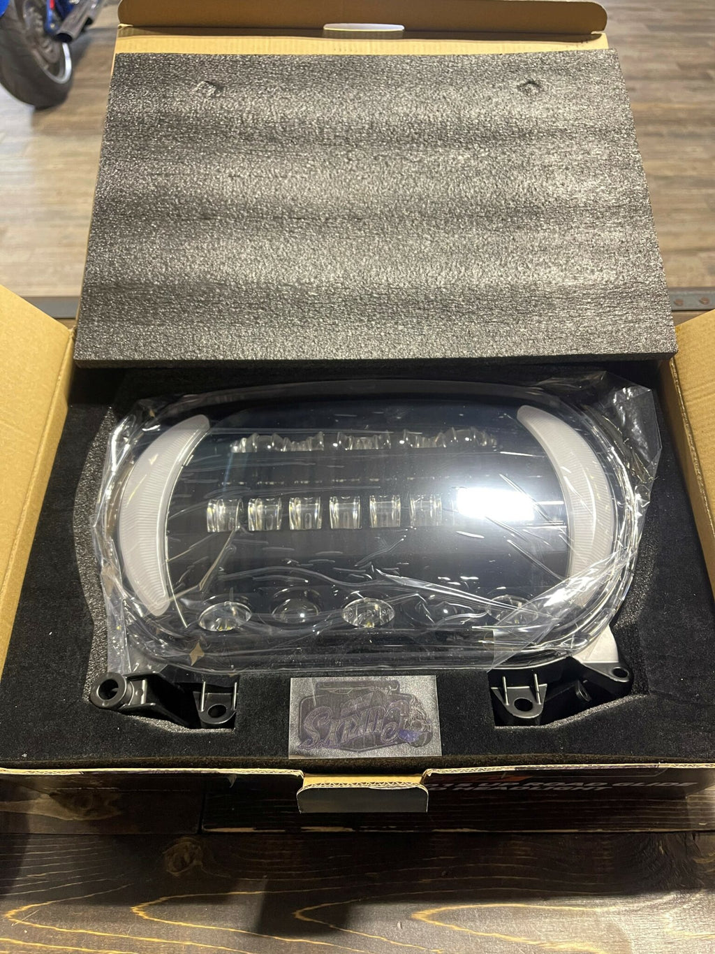 Curlys Inc - Shark Tooth 2015-UP Road Glide LED Headlight