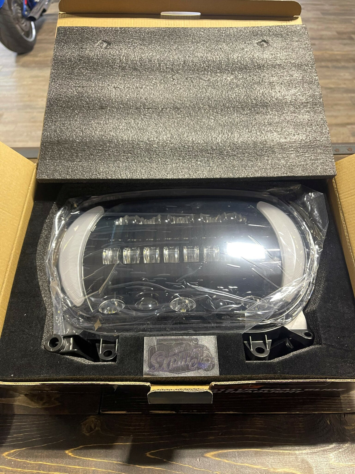 Curlys Inc - Shark Tooth 2015-UP Road Glide LED Headlight