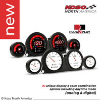 
              Koso North America - Digital Gauges - H HD-03X | TFT Gauge Set for Harley-Davidson® 2014-2023
            