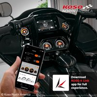 
              Koso North America - Digital Gauges - H HD-03X | TFT Gauge Set for Harley-Davidson® 2014-2023
            