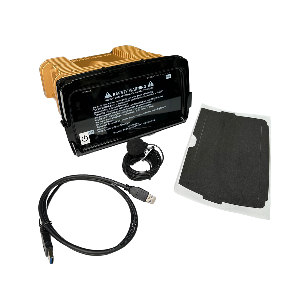 DIAMOND AUDIO - Radio - MSHD14 7" PLUG & PLAY HEAD UNIT | 2014 - 2022 HARLEY-DAVIDSON TOURING