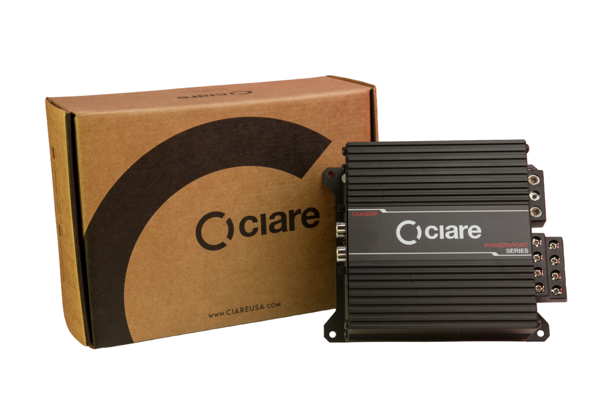 Ciare C4A300PS – 4-Channel Full-Range Amplifier, Powersport Series, 300W x4