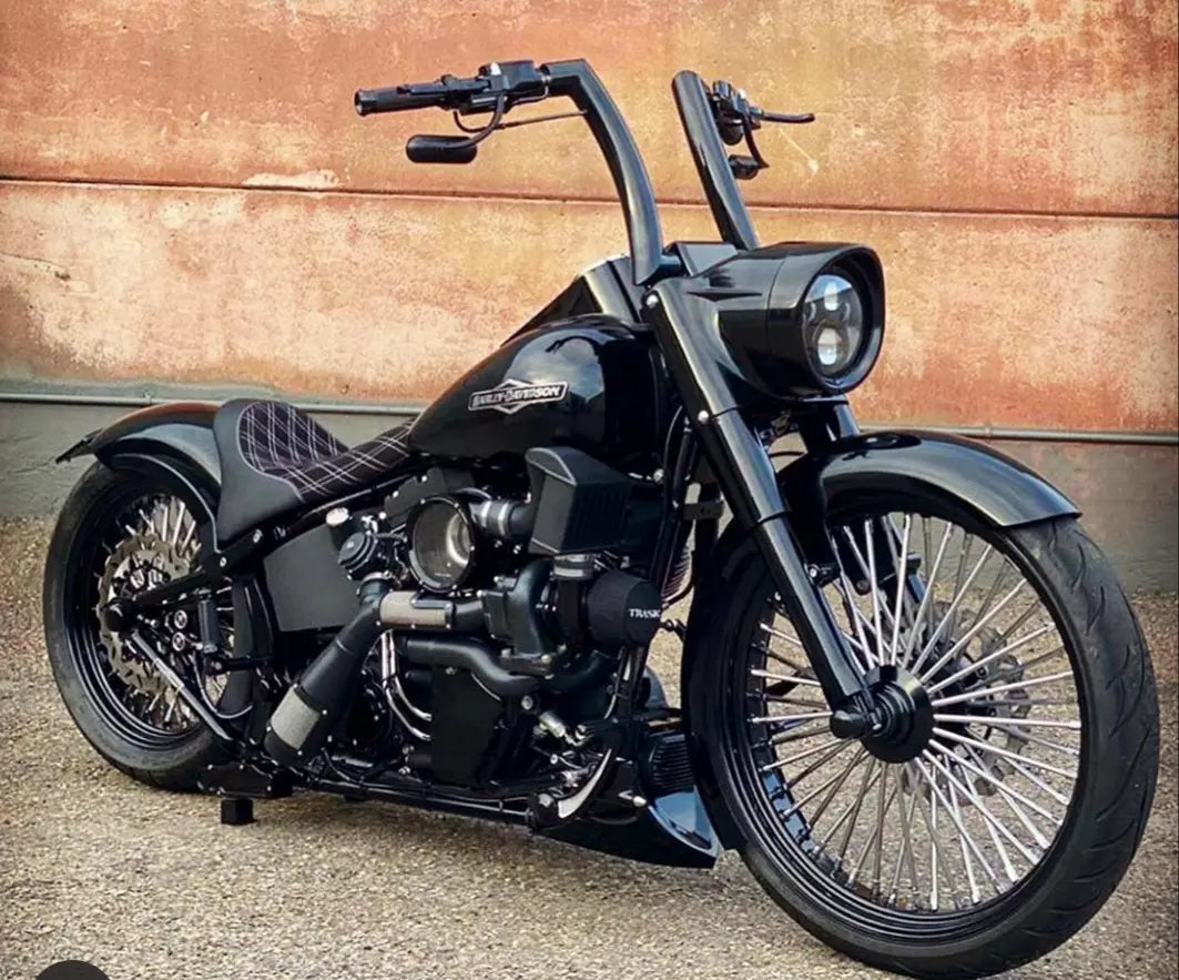 AF kUSTOMS - Gen 2 Electric Center Stand for Softails, 1986-2017