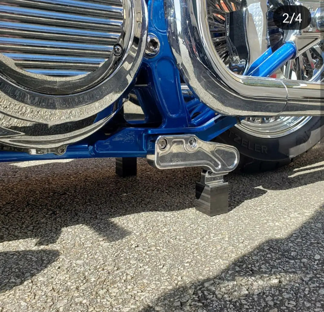 AF kUSTOMS - Gen 2 Electric Center Stand for Softails, 1986-2017