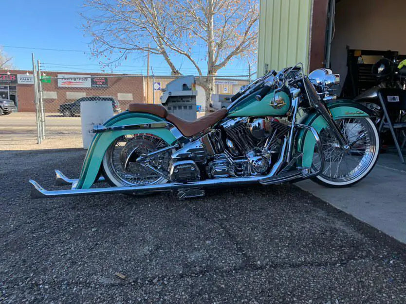 AF kUSTOMS - Gen 2 Electric Center Stand for Softails, 1986-2017