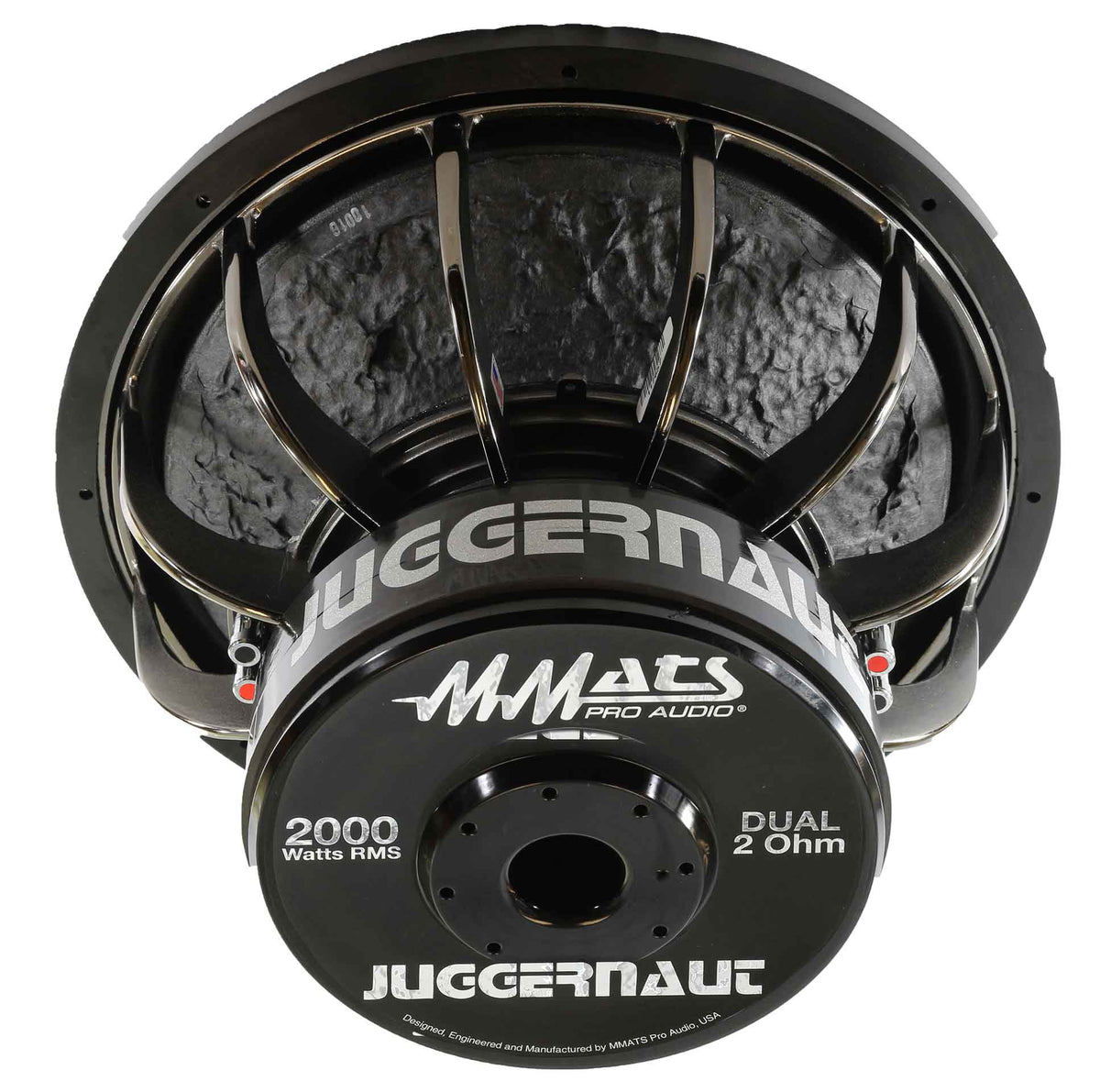 MMATS Juggernaut 12 subwoofer back view
