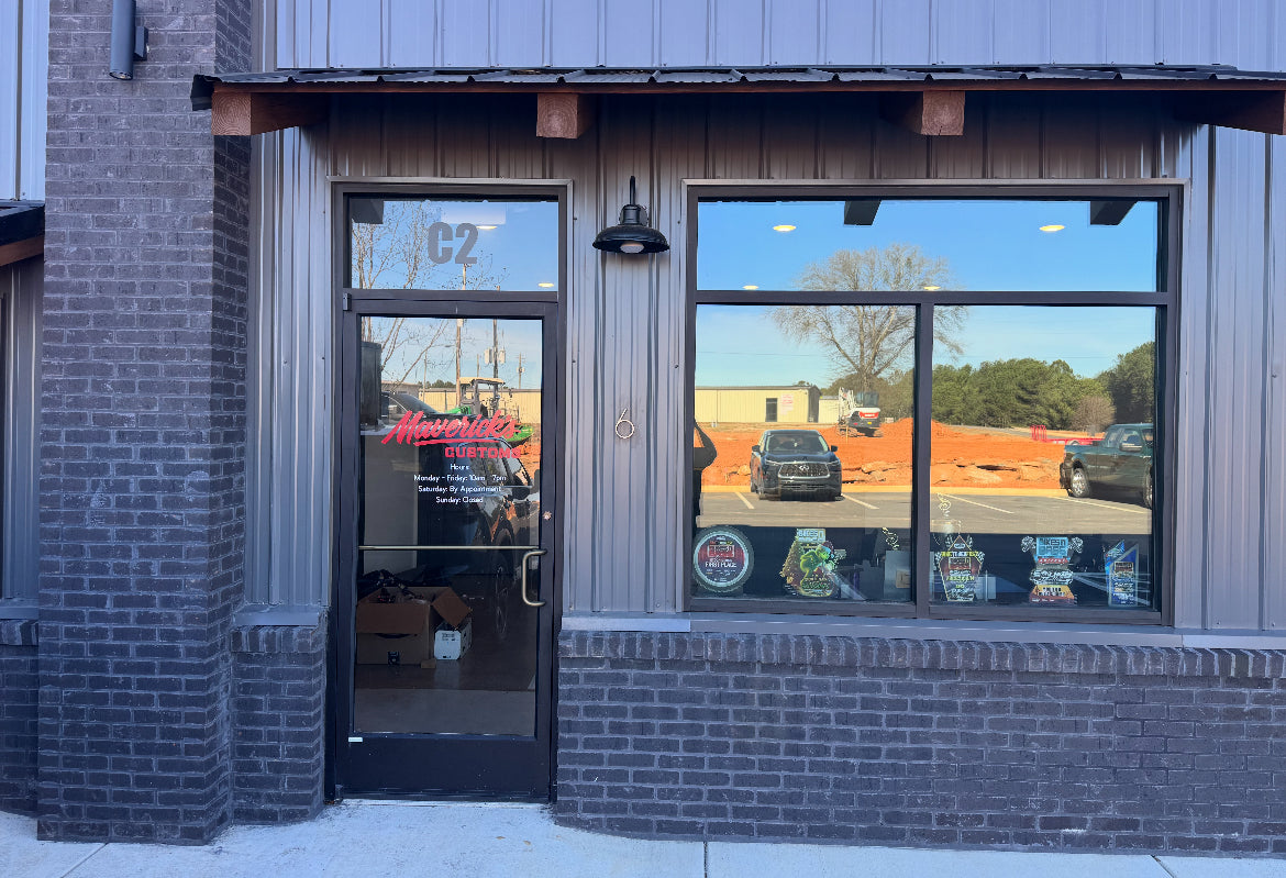 Mavericks Customs storefront in Carrollton, Georgia