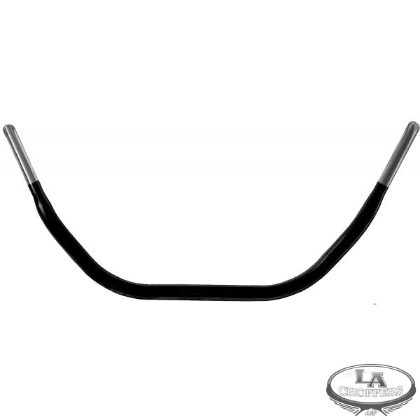 LA choppers - 1 1/4" DIAMETER HEFTY BEACH BAR BLACK FOR HD