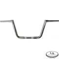 LA choppers - HANDLEBAR TWINPEAK / 8" HIGH, 7.5" PULLBACK, 36" WIDE / NATURAL-CHROME